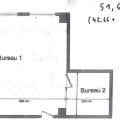 Location de bureau de 462 m² à Lyon 3 - 69003 plan - 2