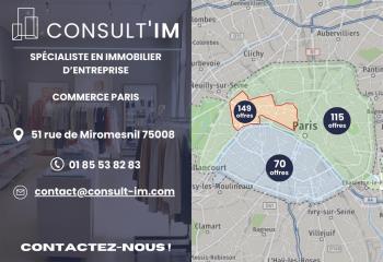 Location local commercial Paris 19 (75019) - 133 m²
