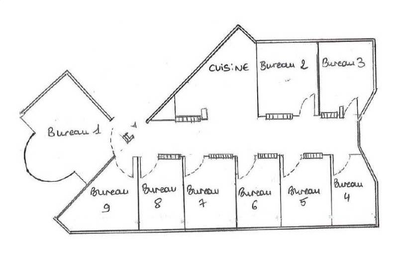 Location de bureau de 50 m² à Jouy-en-Josas - 78350 plan - 1
