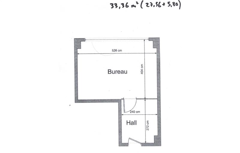 Location de bureau de 462 m² à Lyon 3 - 69003 plan - 1