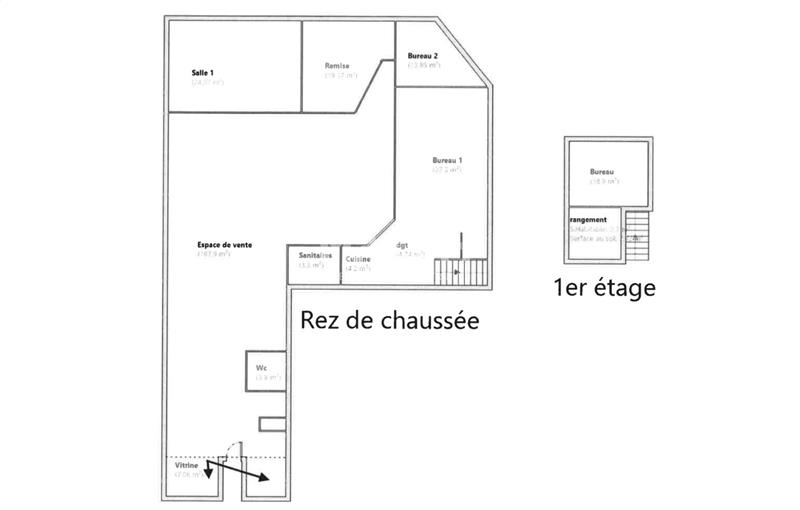 Location de local commercial de 295 m² à Lyon 9 - 69009 plan - 1
