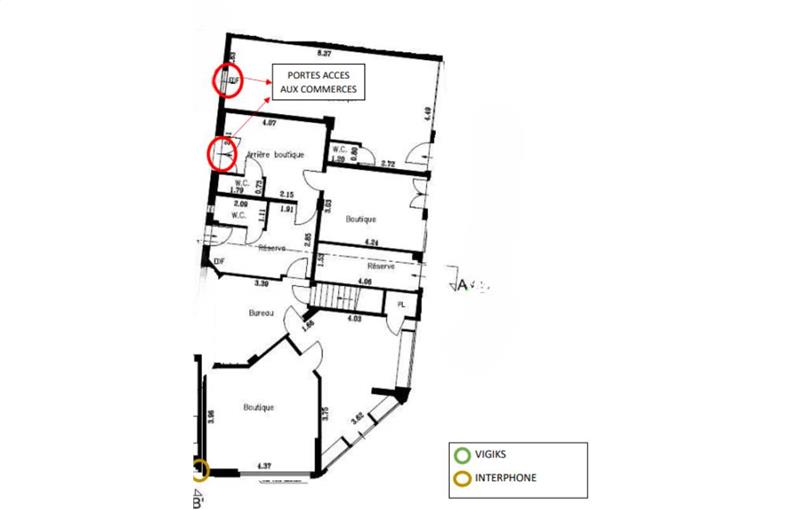 Location de local commercial de 113 m² à Montmorency - 95160 plan - 1