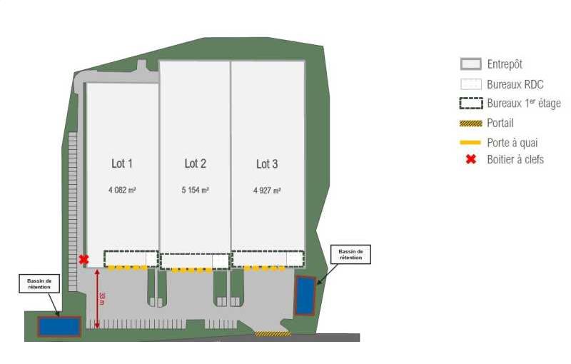 Location d'entrepôt de 12 664 m² à Garges-lès-Gonesse - 95140 plan - 1