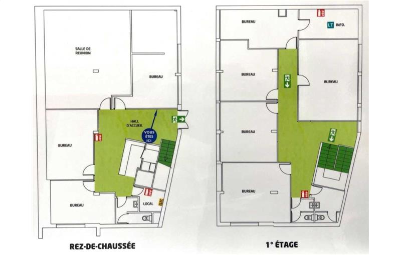 Vente de bureau de 320 m² à Paris 14 - 75014 plan - 1