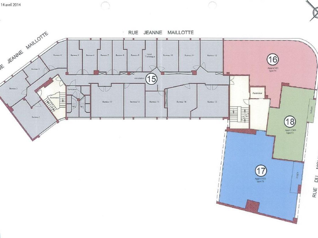 Vente Bureaux 1181.9 m² divisibles 59800 Lille