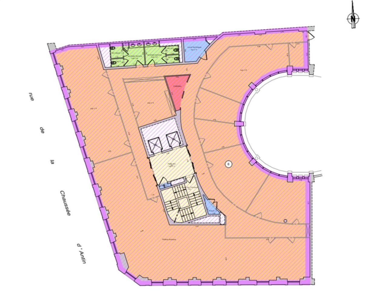 3106.81 m² pour ce bureaux en location à Paris