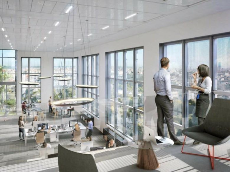 Location Bureaux 9567.3 m² non divisibles 92110 Clichy