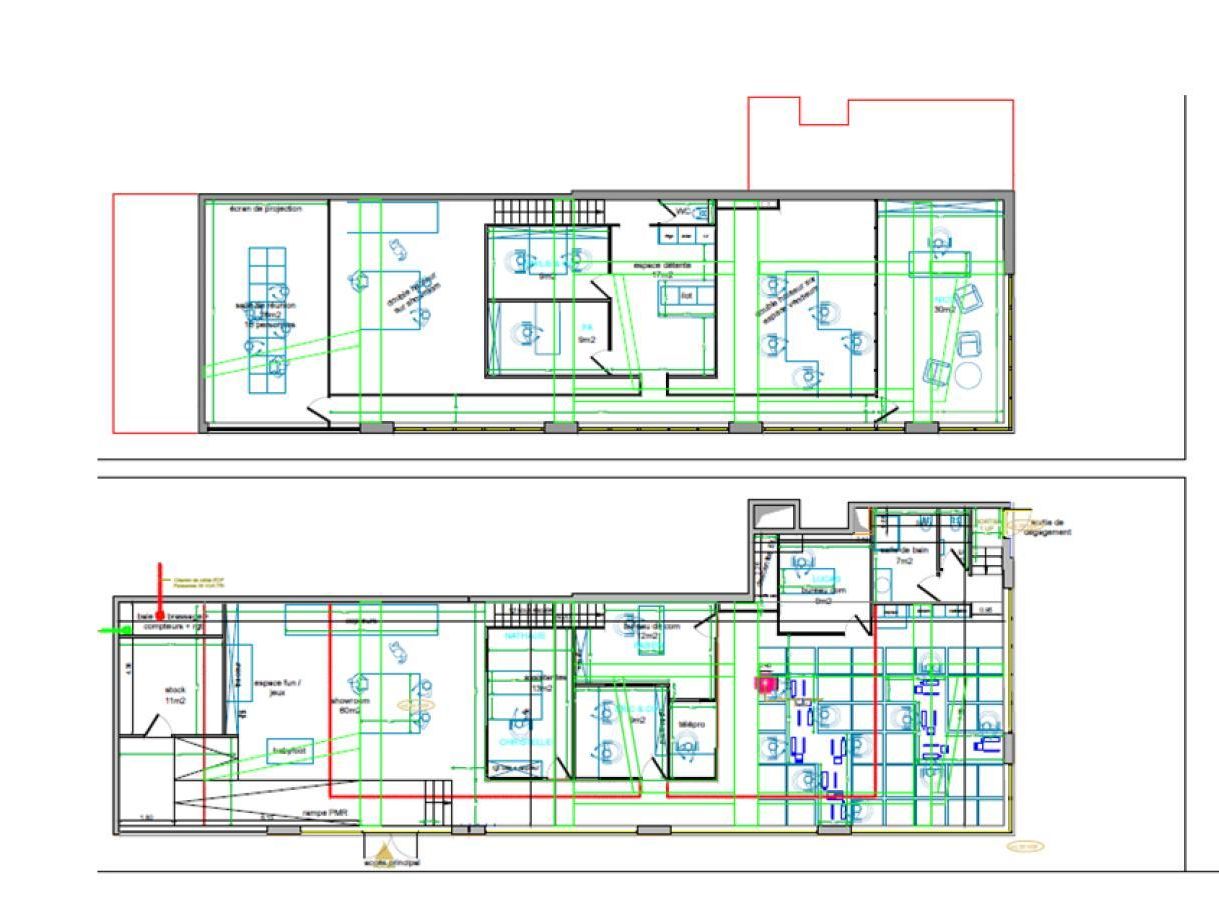 355 m² pour ce bureaux en vente à Bordeaux