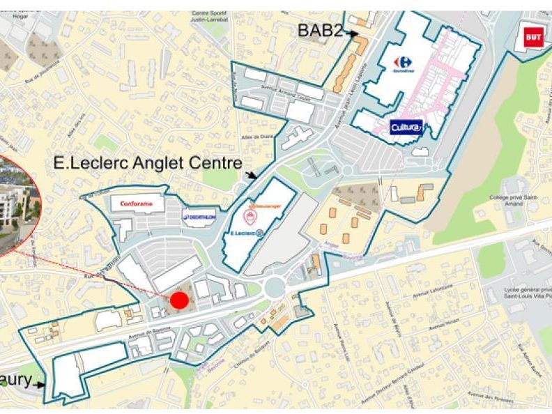 Location Local commercial 1701 m² non divisibles 64600 Anglet