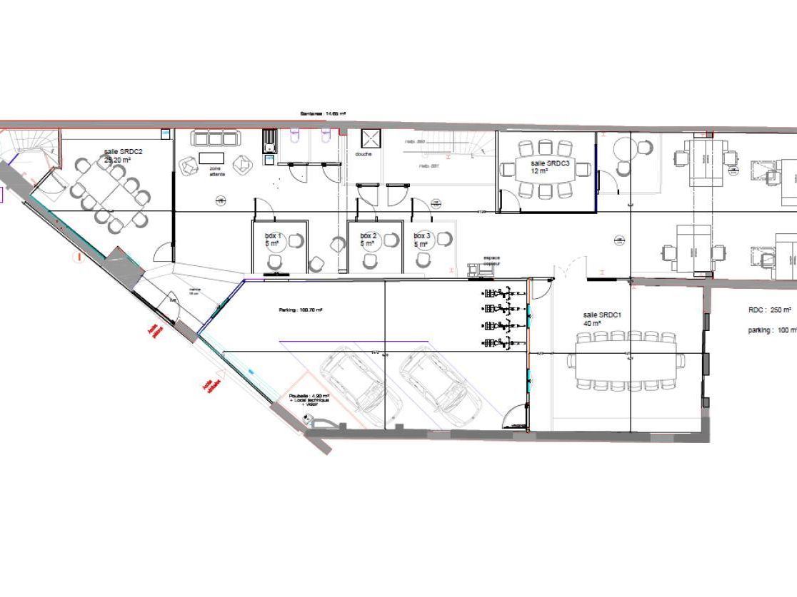 601 m² pour ce bureaux en vente à Bordeaux