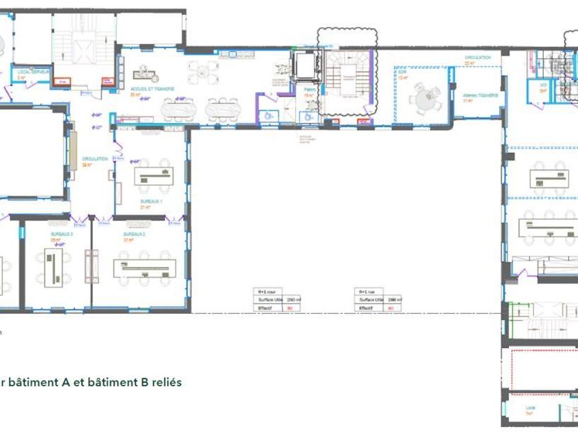 1897 m² pour ce bureaux en location à Paris
