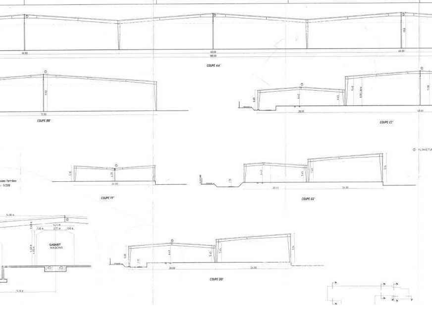 62913 m² pour cetentrepôts classe a en location à Basse-ham
