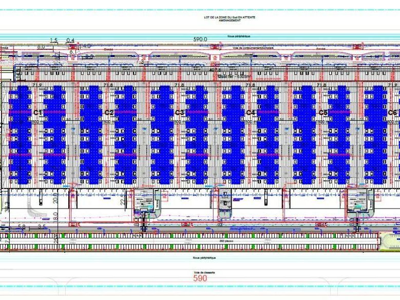 Location Entrepôts classe A 55729 m² non divisibles 59279 Loon-plage
