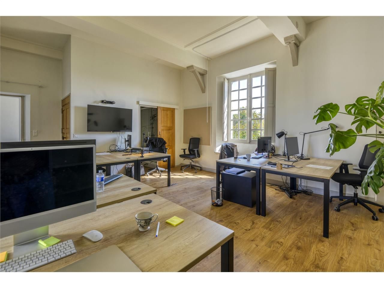 Dans un cadre de travail paisible et prestigieux,