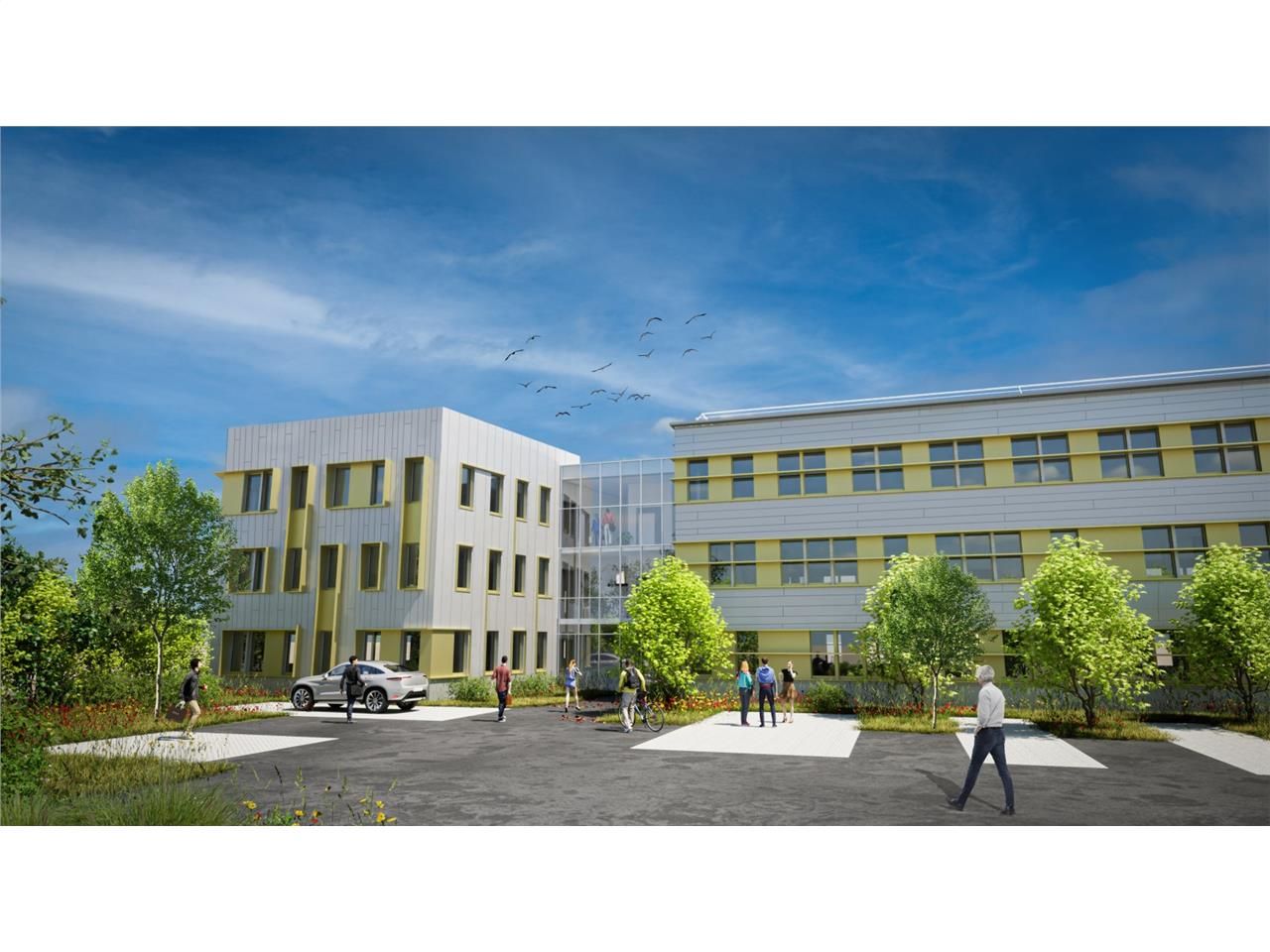 Ce site prend sa place au sein de la ZAC de La Fl