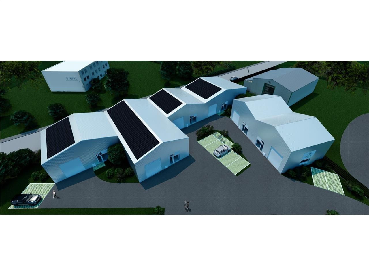 Au sein de la zone d'activité des Pédras à St And