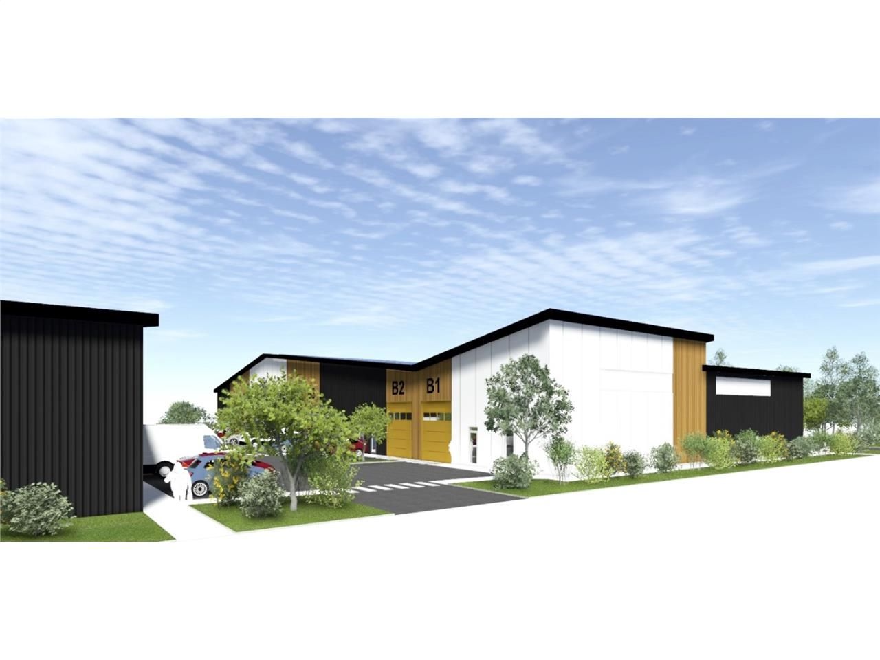 Au sein de la zone d'activités du Butai à Chaumes