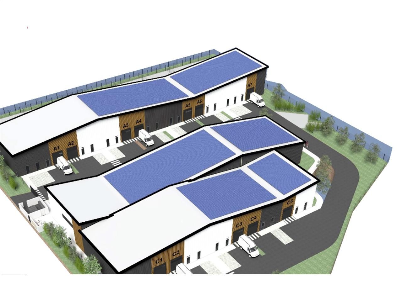 Au sein de la zone d'activités du Butai à Chaumes