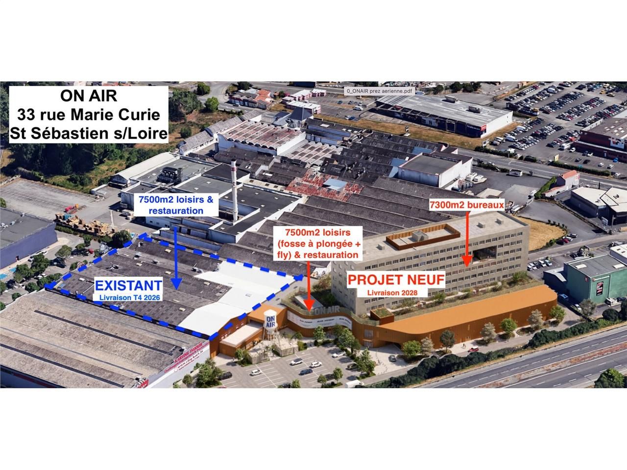 ON AIR à Saint Sébastien sur Loire, au sud de l'a