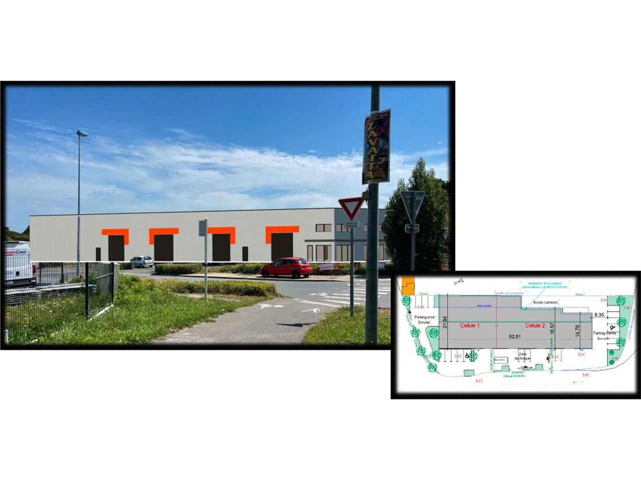 Au coeur du parc d'activité de ZI de Brais à Sain