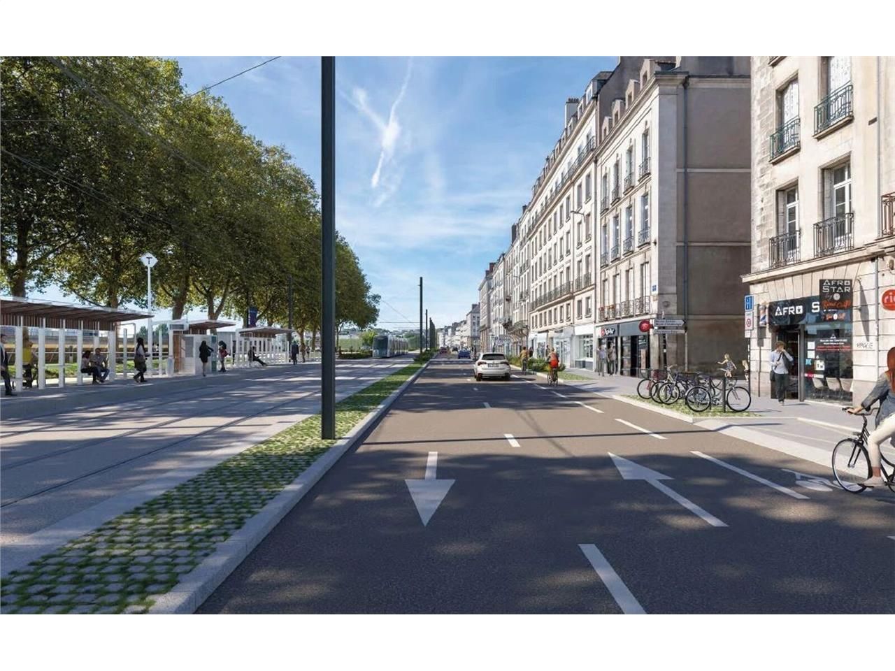 A louer 55 m2 centre ville de Nantes passage voit