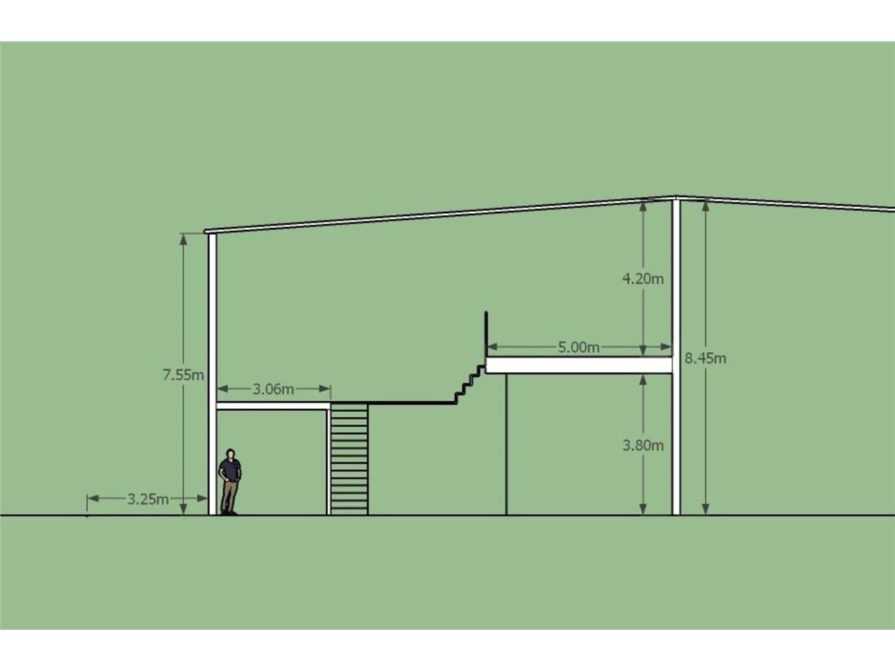 Location entrepots 223 m² non divisibles