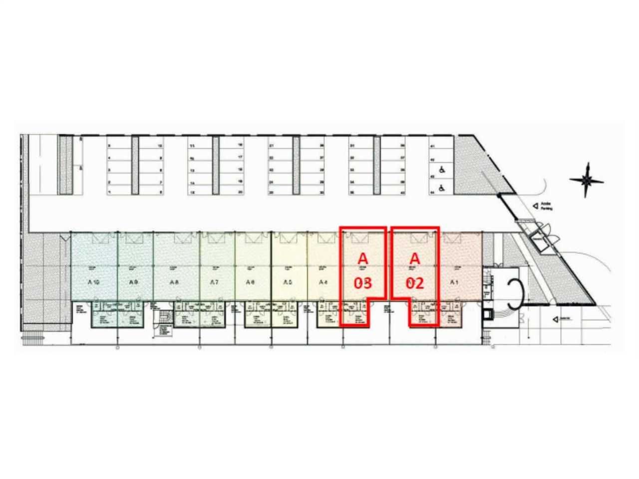 Location entrepots 441 m² divisibles à partir de 51 m²