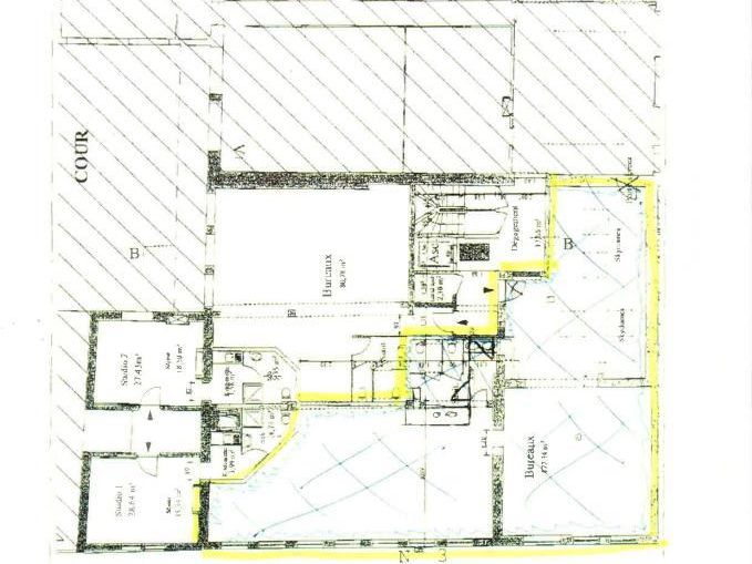 168 m² pour ce bureaux en location à Tours