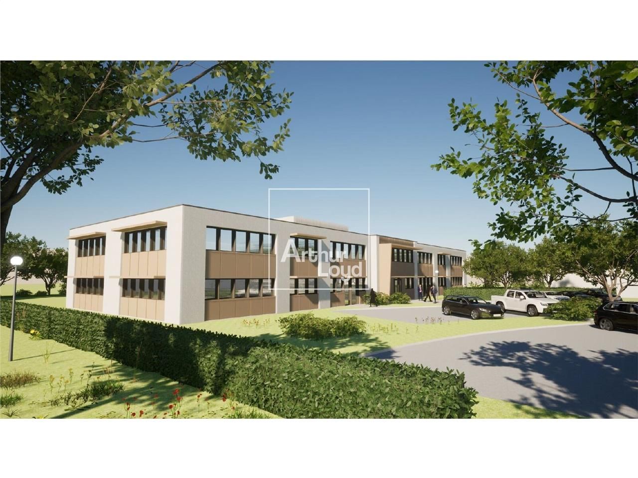 Dans un environnement arboré et facilement a