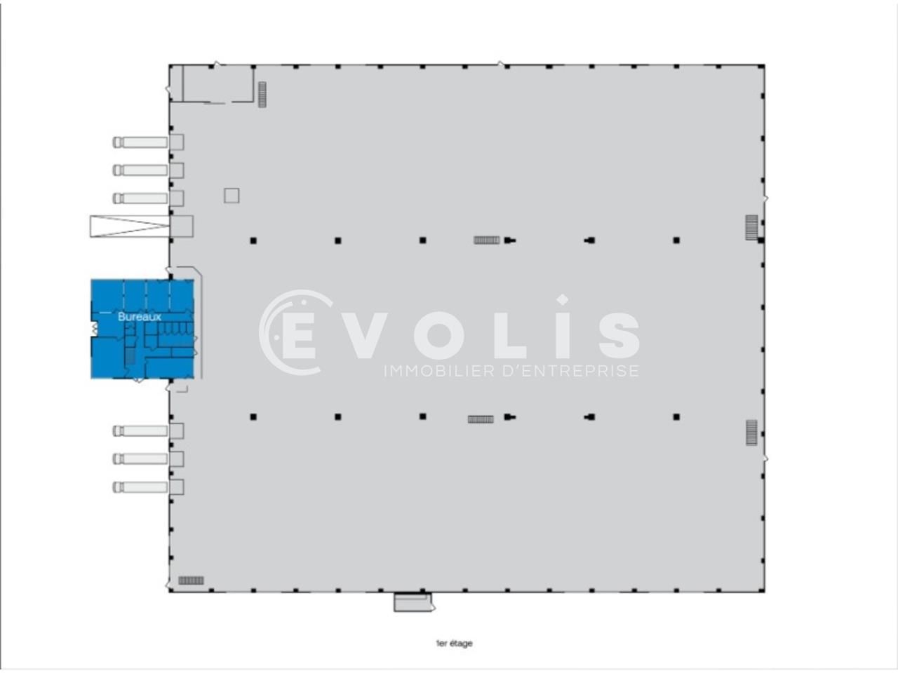 Location entrepots 6734 m² non divisibles