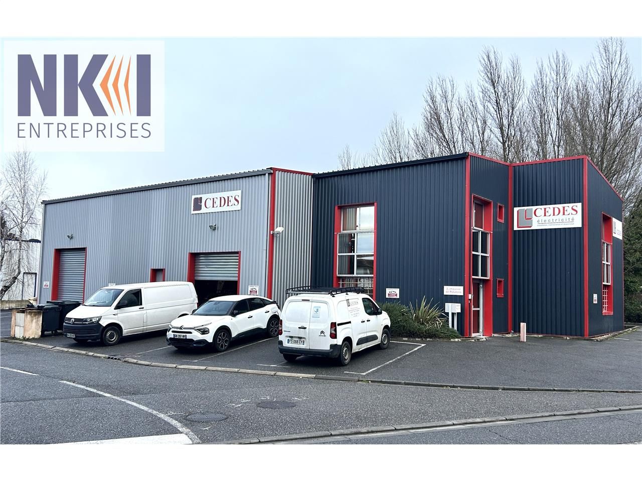 Location Local d'activités 505 m² non divisibles