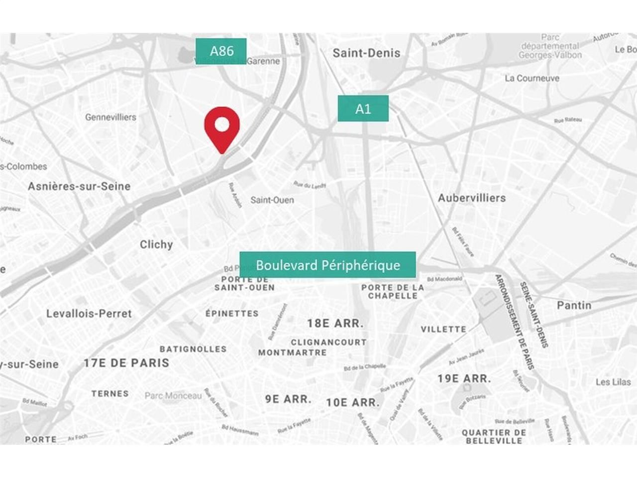 A Louer à Gennevilliers, sur les Quais, un local 