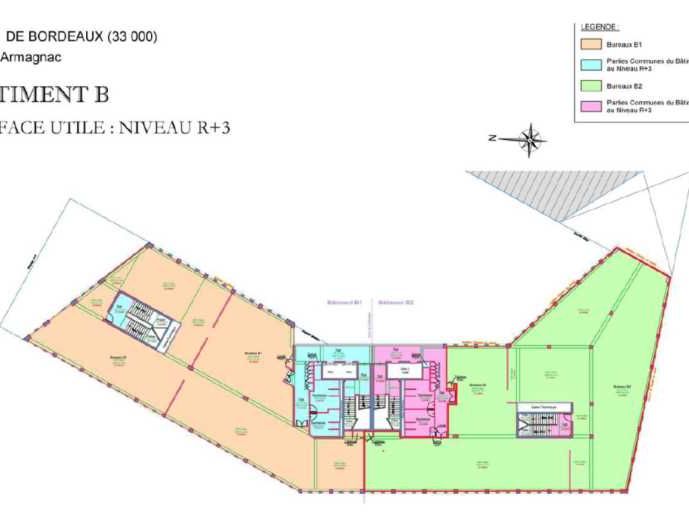 Location bureaux 1510 m² divisibles à partir de 46 m²