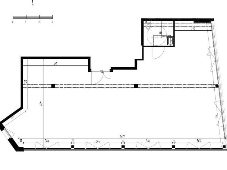 Location bureaux 280 m² divisibles à partir de 138 m²