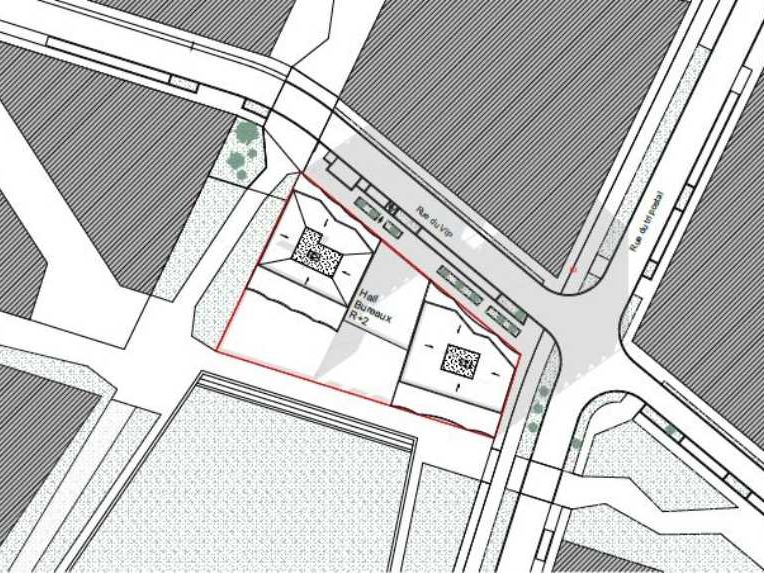 Vente bureaux 1551 m² divisibles à partir de 238 m²