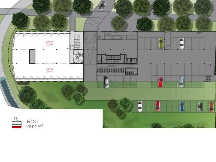Location bureaux 2940 m² divisibles à partir de 344 m²
