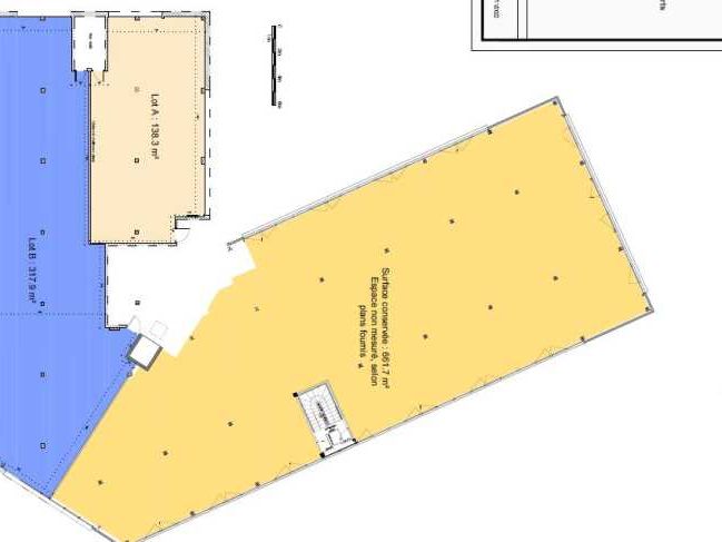 Location bureaux 1437 m² divisibles à partir de 152 m²