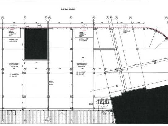 Location locaux commerciaux 856 m² divisibles à partir de 303 m²