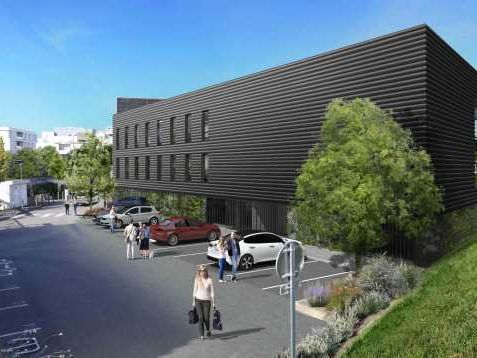 Au sein de l'écoquartier « Les Akènes » à Lormont