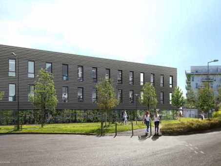 Au sein de l'écoquartier « Les Akènes » à Lormont