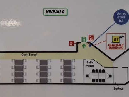 Location bureaux 220 m² non divisibles