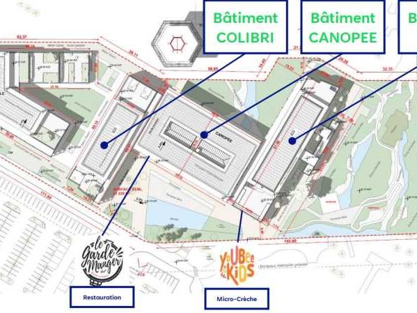 Location bureaux 1754 m² divisibles à partir de 17 m²