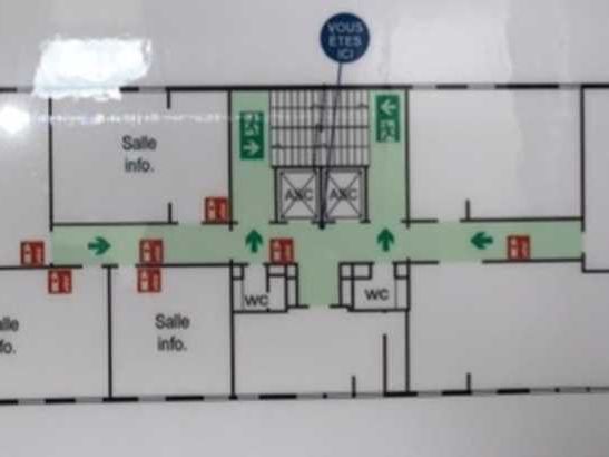 Location bureaux 374 m² non divisibles