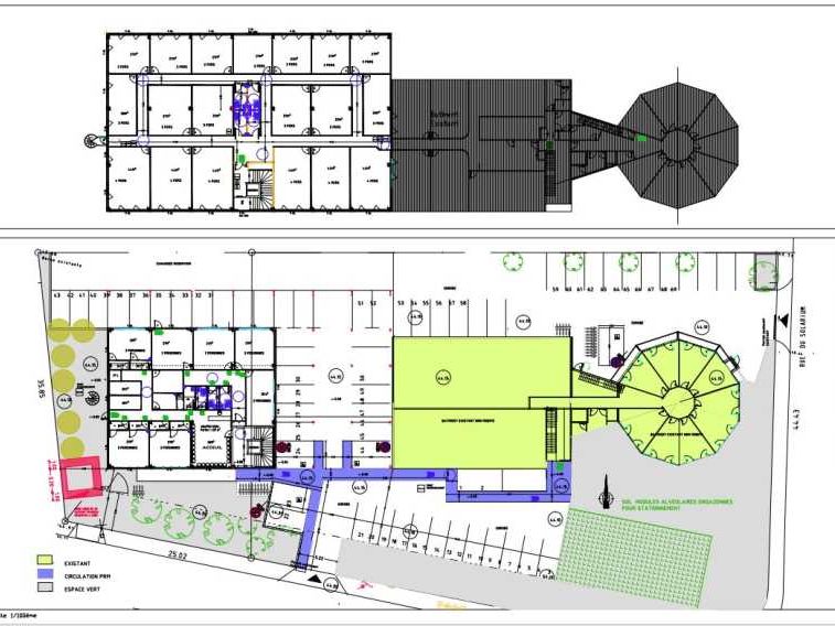 Location bureaux 490 m² non divisibles