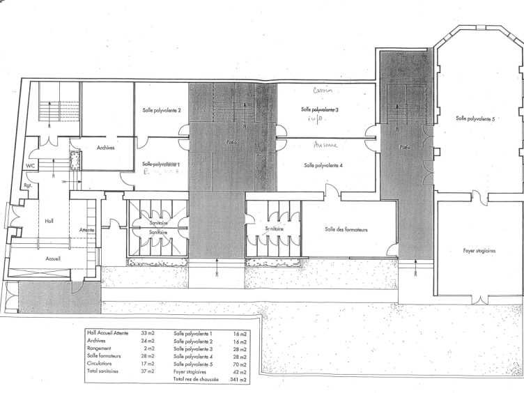 Vente bureaux 830 m² non divisibles