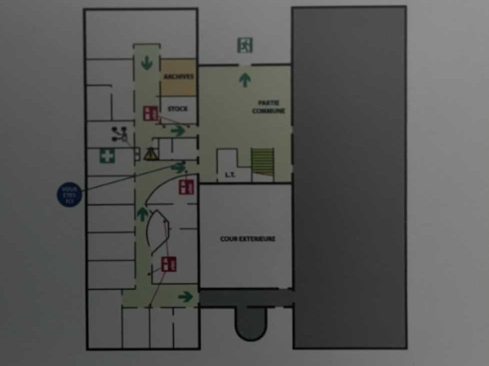 Location bureaux 654 m² divisibles à partir de 186 m²