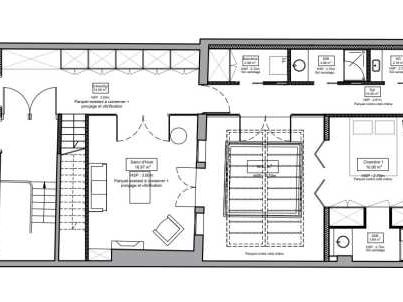 Vente bureaux 216 m² non divisibles