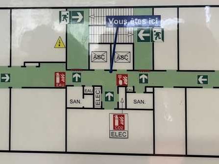 Location bureaux 374 m² non divisibles