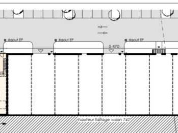 Location entrepots 285 m² non divisibles