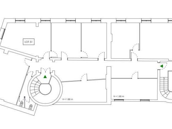 Location bureaux 441 m² divisibles à partir de 180 m²